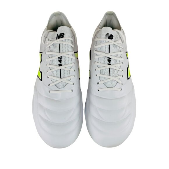 New Balance 442 Elite FG v2 White Men\'s Wide 2E Soccer Cleats MS41FEB2 main image 8
